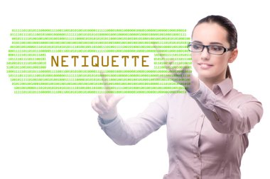 Concept of the etiquette and netiquette