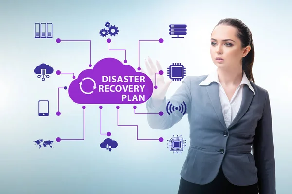 Disaster Recovery Plan Backup Concept — Fotografia de Stock