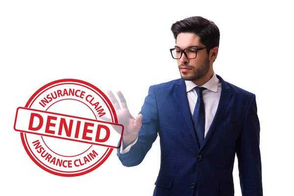 Concept Denying Medical Insurance Claim — Zdjęcie stockowe