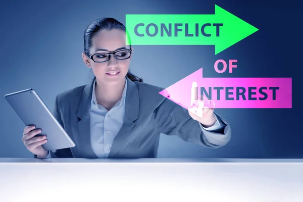 Conflict Interest Concept Ethical Business — Stock fotografie