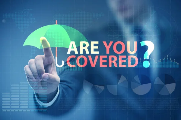 Comprehensive Insurance Concept Question — Zdjęcie stockowe