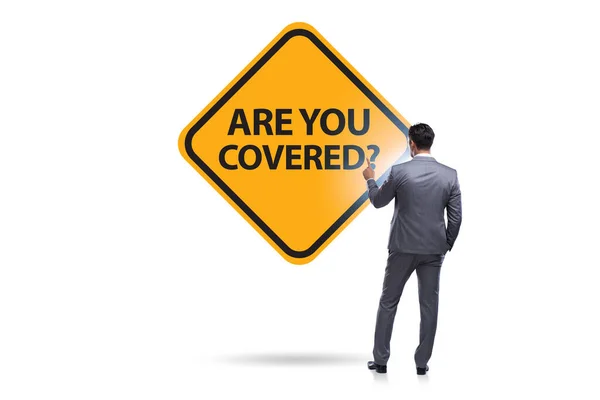 Insurance Concept Question You Covered — Stok fotoğraf