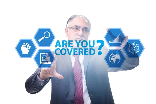 Insurance Concept Question You Covered — Zdjęcie stockowe