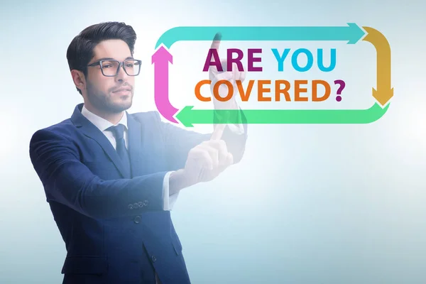 Insurance Concept Question You Covered — Fotografia de Stock