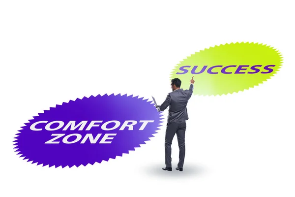 Concept Leaving Comfort Zone — Stock Photo, Image