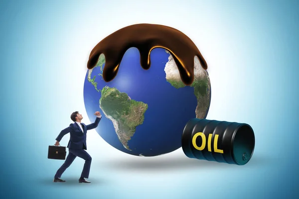 Koncepcja Światowego Biznesu Naftowego — Zdjęcie stockowe