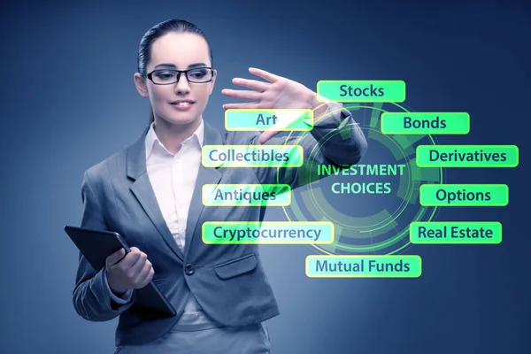 Concept Various Financial Investment Options — Foto de Stock