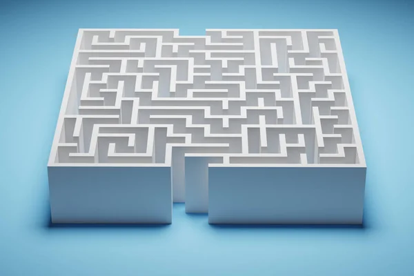Uncertainty Concept Maze Exit — Stockfoto