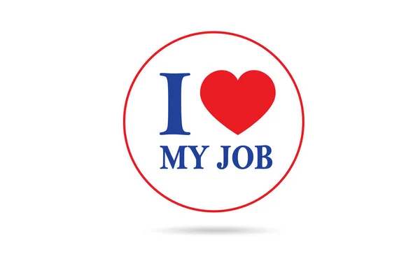 Love Job Concept Message — Stok Foto