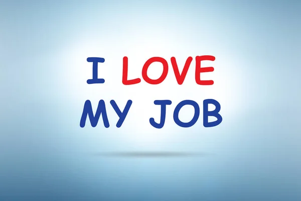 Love Job Concept Message — Fotografia de Stock