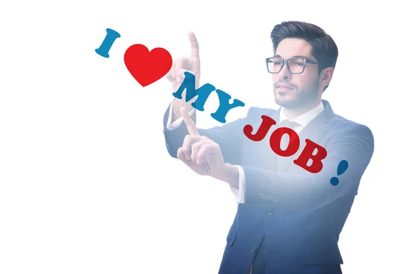 Love Job Concept Businessman — 图库照片