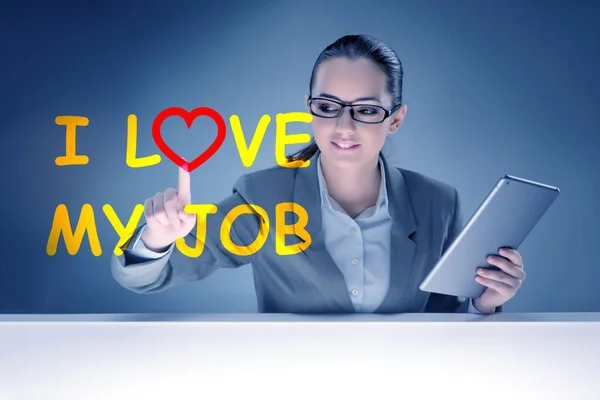 Love Job Concept Businesswoman — 图库照片