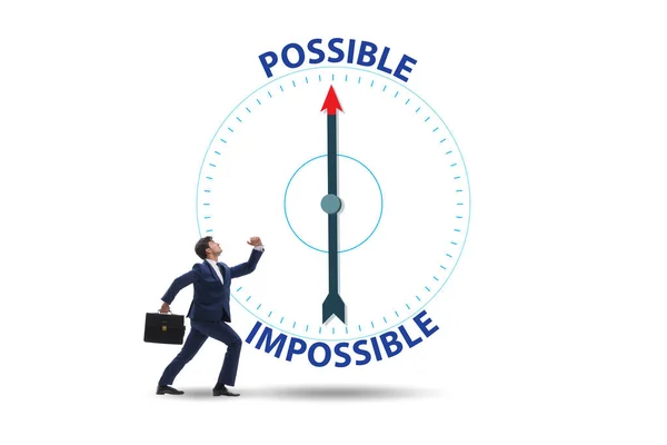 Concept Possible Impossible Opportunities — Stock Photo, Image