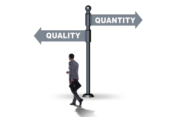 Concept Trade Quality Quantity — 스톡 사진