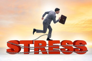 Concept of work related stress with the businessman