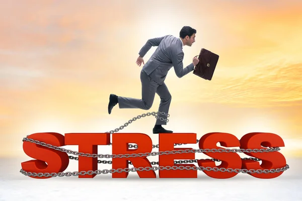 Concept Work Related Stress Businessman — Stockfoto