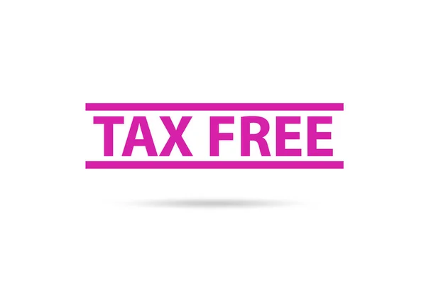 Tax Free Shopping Conceptual Stamp — Foto Stock
