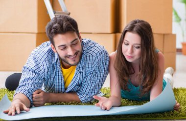 Genç ailenin ev planlaması konsept olarak yenileniyor.