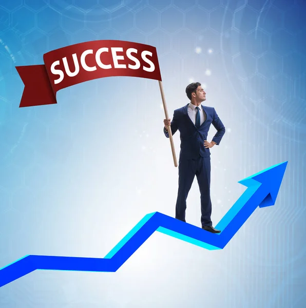 Zakenman Succes Business Concept — Stockfoto