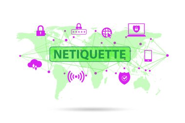 Concept of the etiquette and netiquette