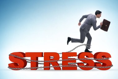 Concept of work related stress with the businessman