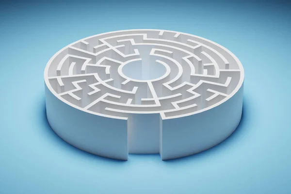 Uncertainty Concept Maze Exit — 图库照片