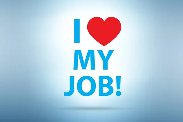 Love Job Concept Message — Stockfoto