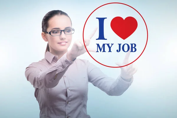 Love Job Concept Businesswoman — Stok fotoğraf