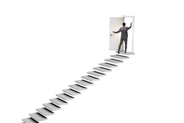 Concepto Las Escaleras Que Conducen Arriba — Foto de Stock