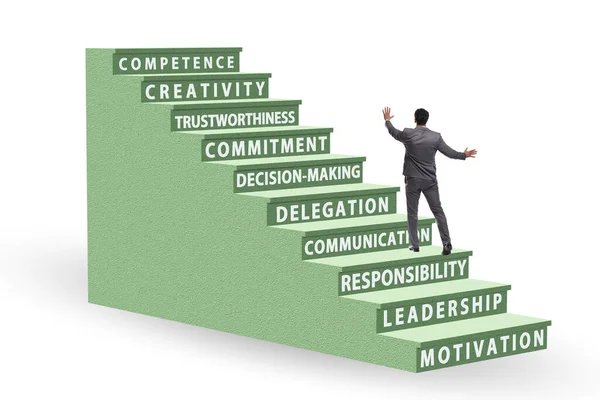 Career Ladder Concept Key Skills — Stock Photo, Image