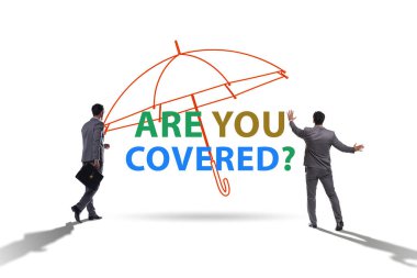 Insurance concept with question are you covered