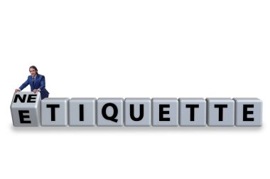 Concept of the etiquette and netiquette