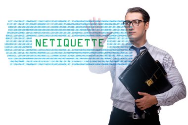 Concept of the etiquette and netiquette