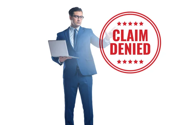 Concept Denying Medical Insurance Claim — Photo