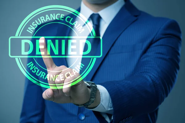 Concept Denying Medical Insurance Claim — Fotografia de Stock