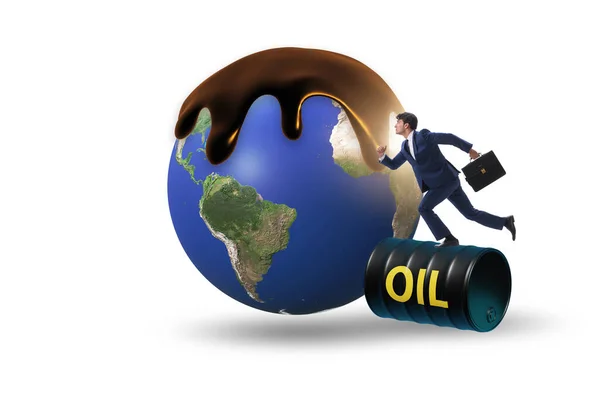 Concetto Business Petrolifero Globale — Foto Stock