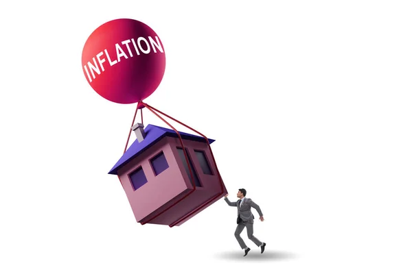 Konzept Der Inflation Der Häuserpreise — Stockfoto