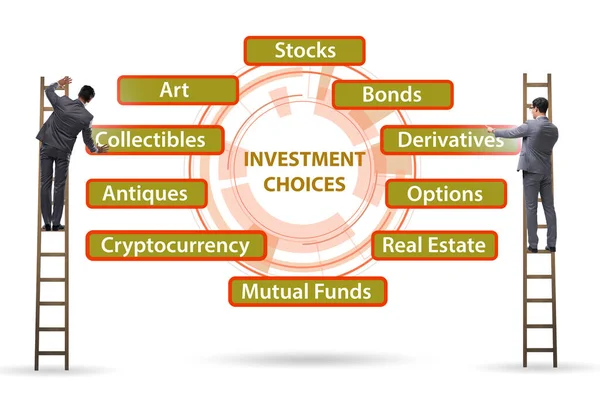 Concept Various Financial Investment Options —  Fotos de Stock