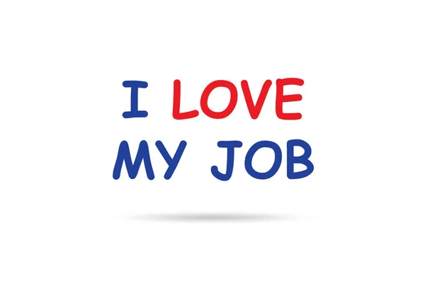 Love Job Concept Message — 图库照片