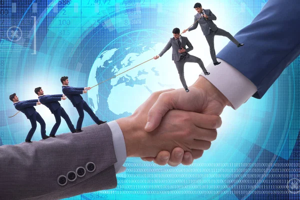 Concept Teamwork Mutual Support — Stock Photo, Image