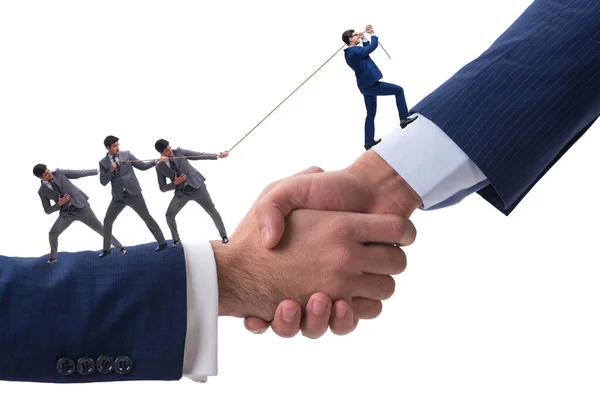 Concept Teamwork Mutual Support — Stockfoto