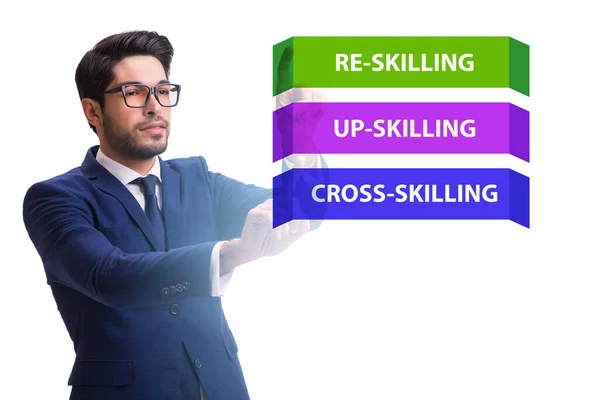 Skilling Upskilling Learning Concept — 스톡 사진