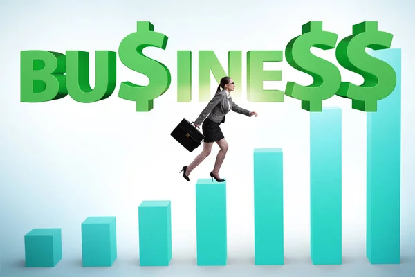 Concept Growing Business Chart —  Fotos de Stock