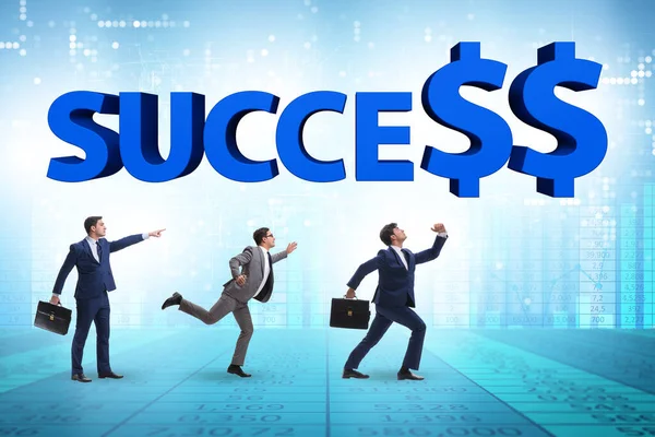 Business Success Concept Businessman — Fotografia de Stock