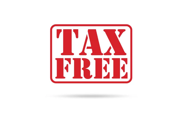 Tax Free Shopping Conceptual Stamp —  Fotos de Stock