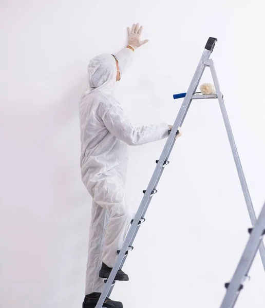 Pintor Trabajando Obra — Foto de Stock