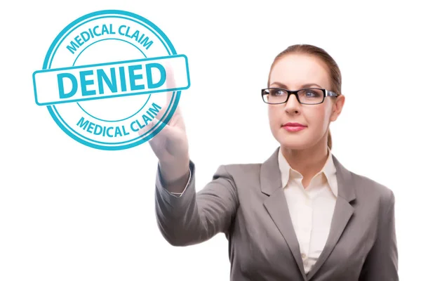 Concept Denying Medical Insurance Claim — Stock fotografie