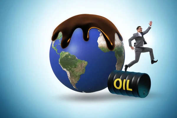 Koncepcja Światowego Biznesu Naftowego — Zdjęcie stockowe