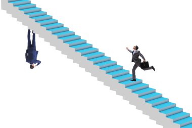 Second career concept with the two businessmen