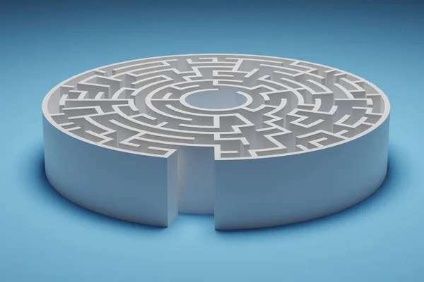 Uncertainty Concept Maze Exit — 图库照片